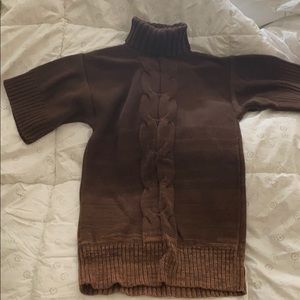 Style & Co. brown knit sweater